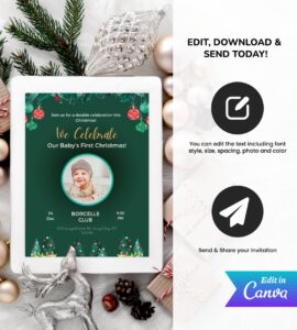 Christmas Party Template Invitation