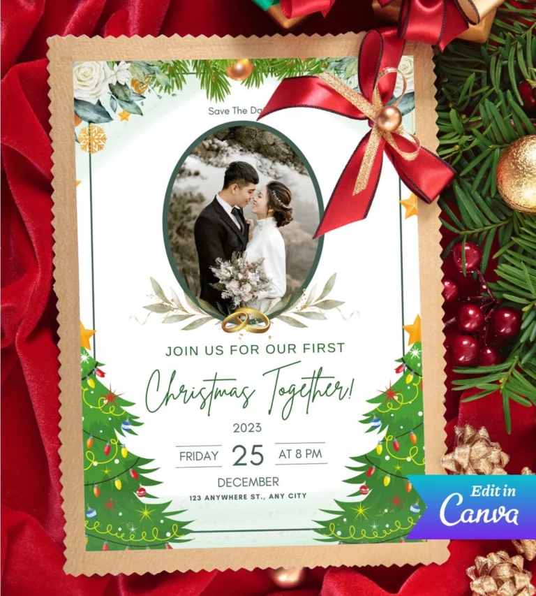 Christmas Wedding Invitation
