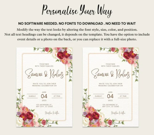 Engagement Invitations - Personalise your way