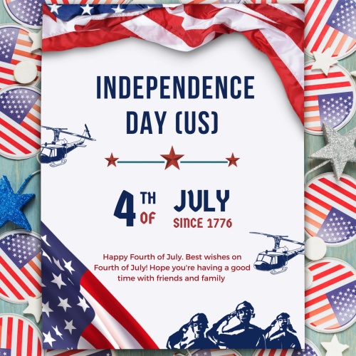 4th of July Party Welcome Template - Image 3