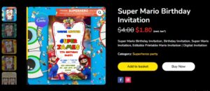 Super Mario Tamplate