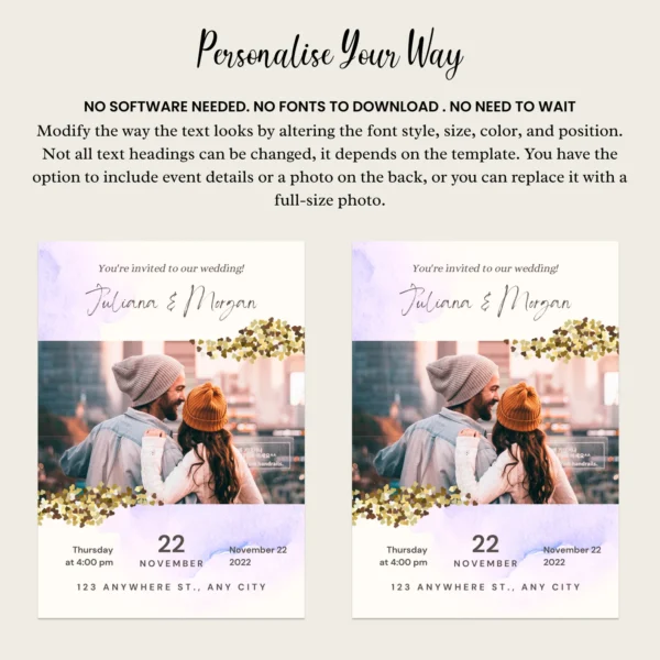 Editable Fiesta Bridal Shower Invitations - Image 5