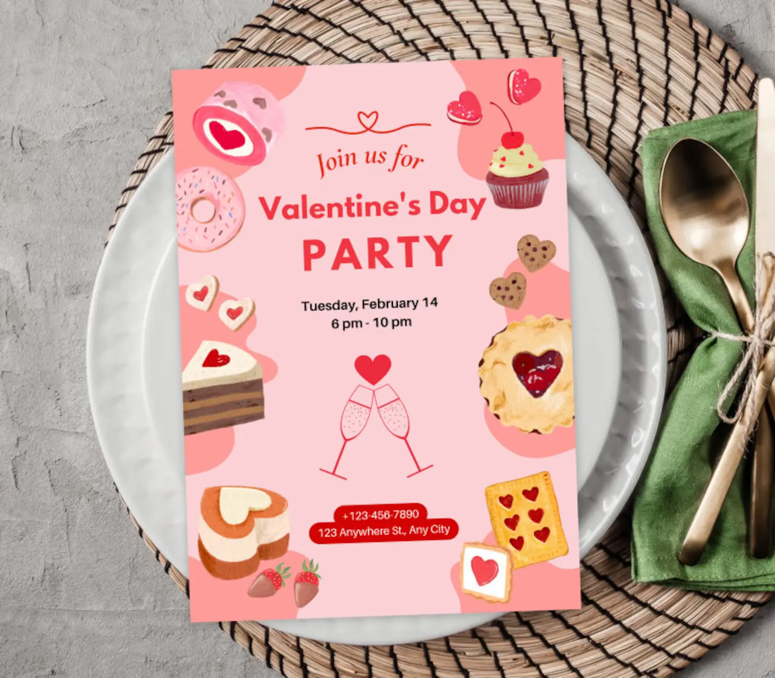 Valentines day digital card