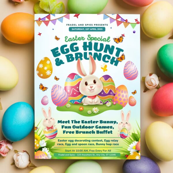 Easter Peeps Parties Invitation Template - Image 5