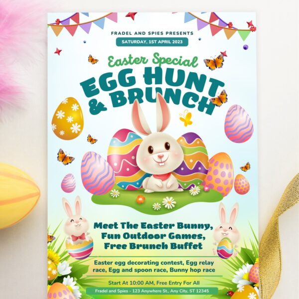 Easter Peeps Parties Invitation Template - Image 2