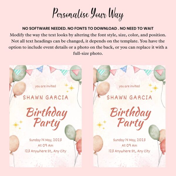 Editable Custom Sign Fiesta Party Sign | Fiesta Party Invitation Template - Image 5
