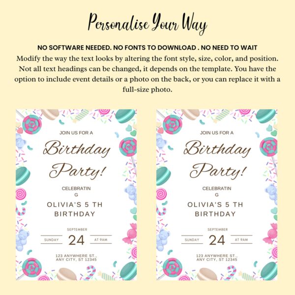 Custom Fiesta Party Sign Template | Custom Party Decor - Image 4