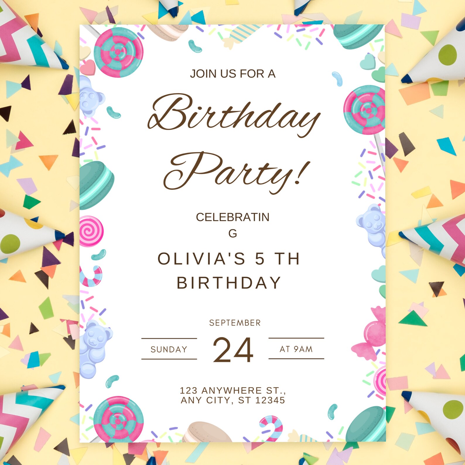 Custom Fiesta Party Sign Template | Custom Party Decor