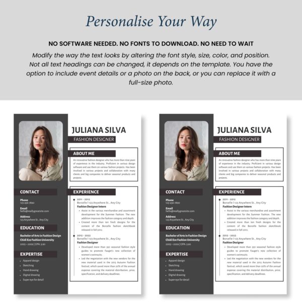 Resume Template Cover Letter - Image 5