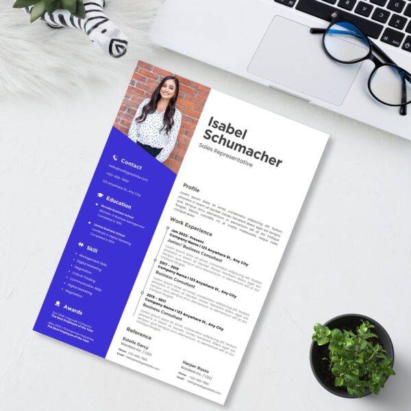 Modern Friendly Professional Resume, Template For Modern Executive - Image 4