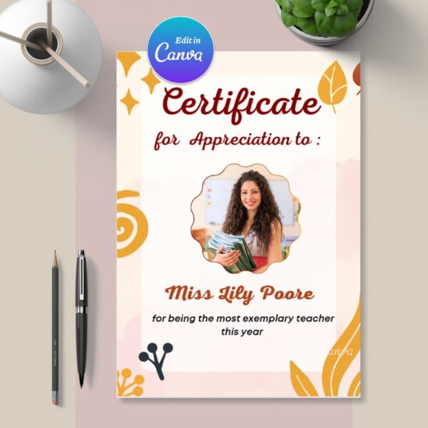 Printable Teacher Appreciation Cards - Image 2