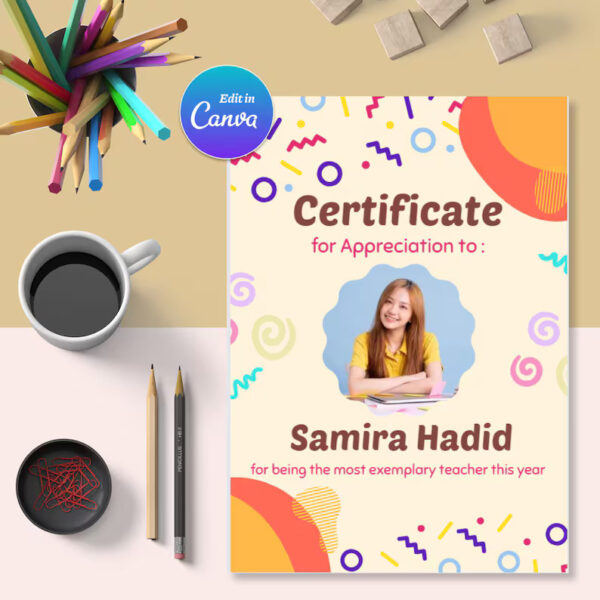 Editable Teacher Appreciation Gift - Printable Teacher Card - Image 3