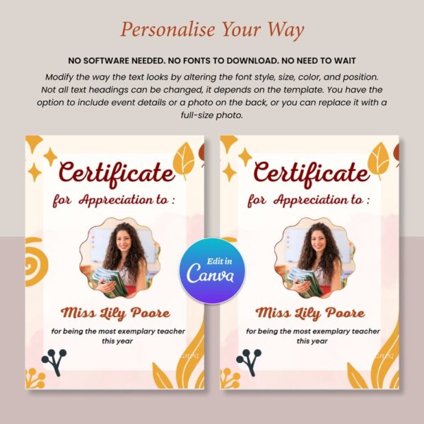 Printable Teacher Appreciation Cards - Image 5