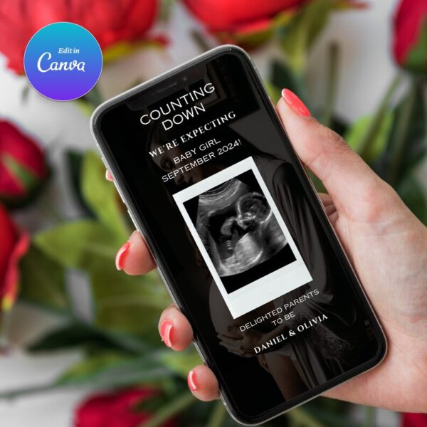Twin Pregnancy Announcement Digital - Image 2
