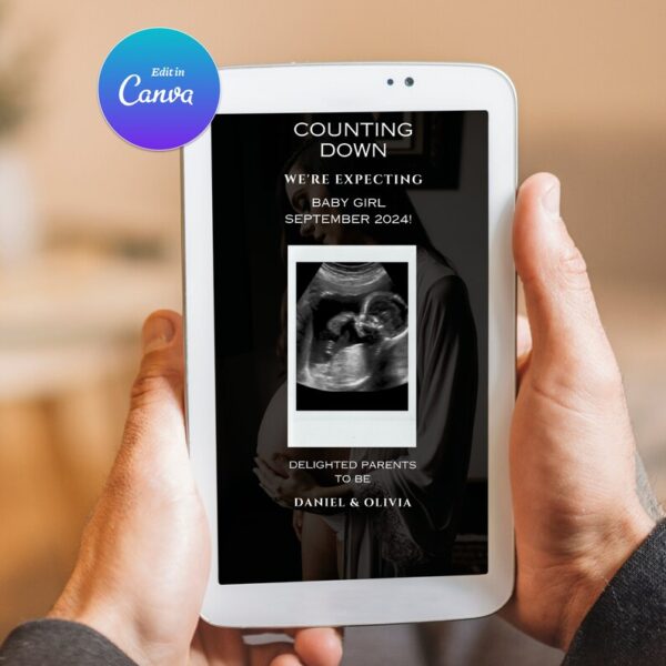 Twin Pregnancy Announcement Digital - Image 3