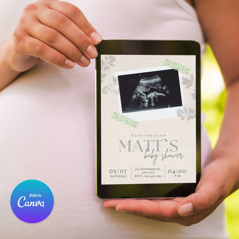 Pregnancy Announcement Digital Cards