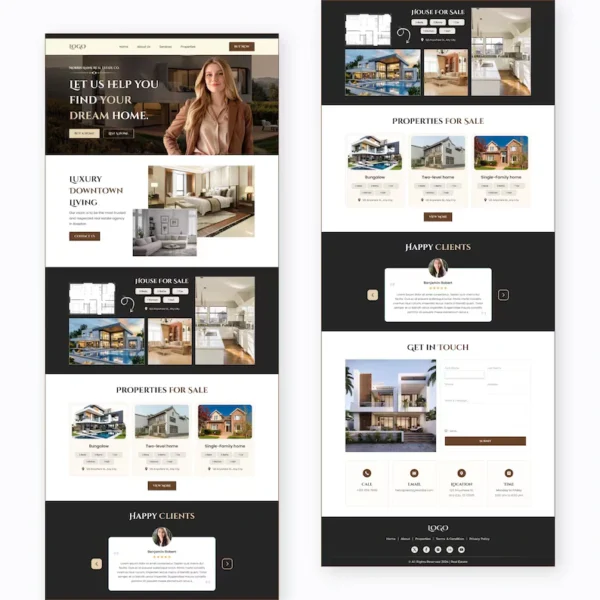 Real Estate Website Template - Image 3