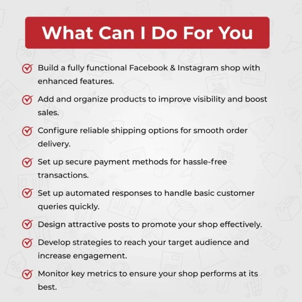 Professional Facebook & Instagram Shop Setup - Image 3