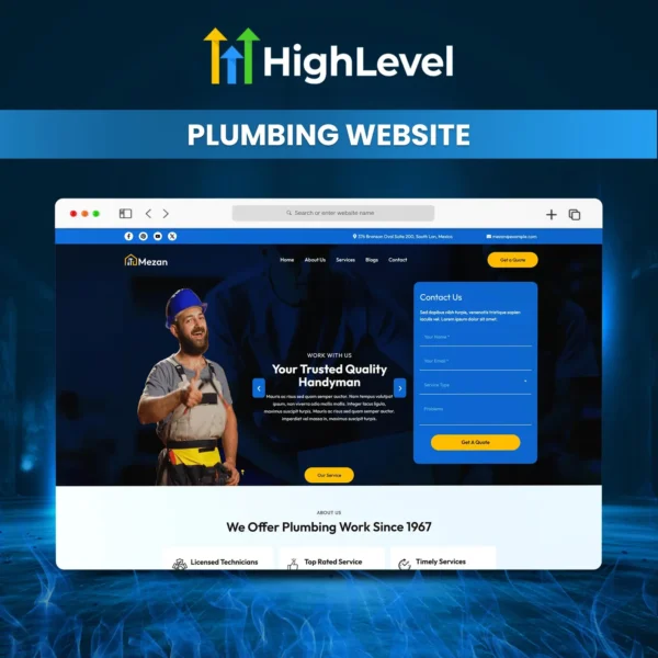 Plumbing Website - Image 3