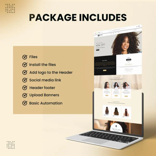 Hair Extension Website - Image 5