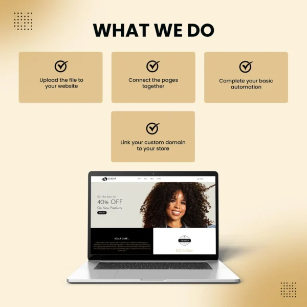 Hair Extension Website - Image 4