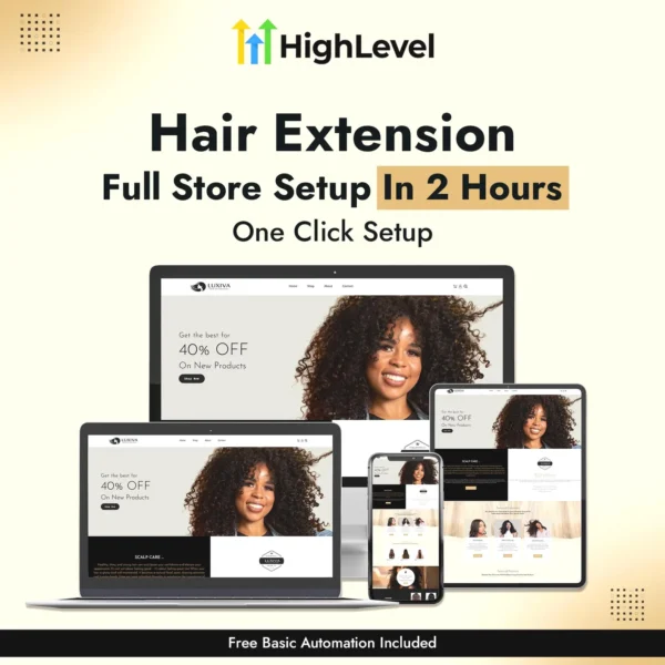 Hair Extension Website