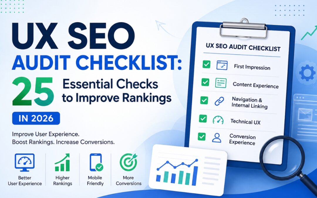 UX SEO Audit Checklist: 25 Checks to Boost Rankings in 2026