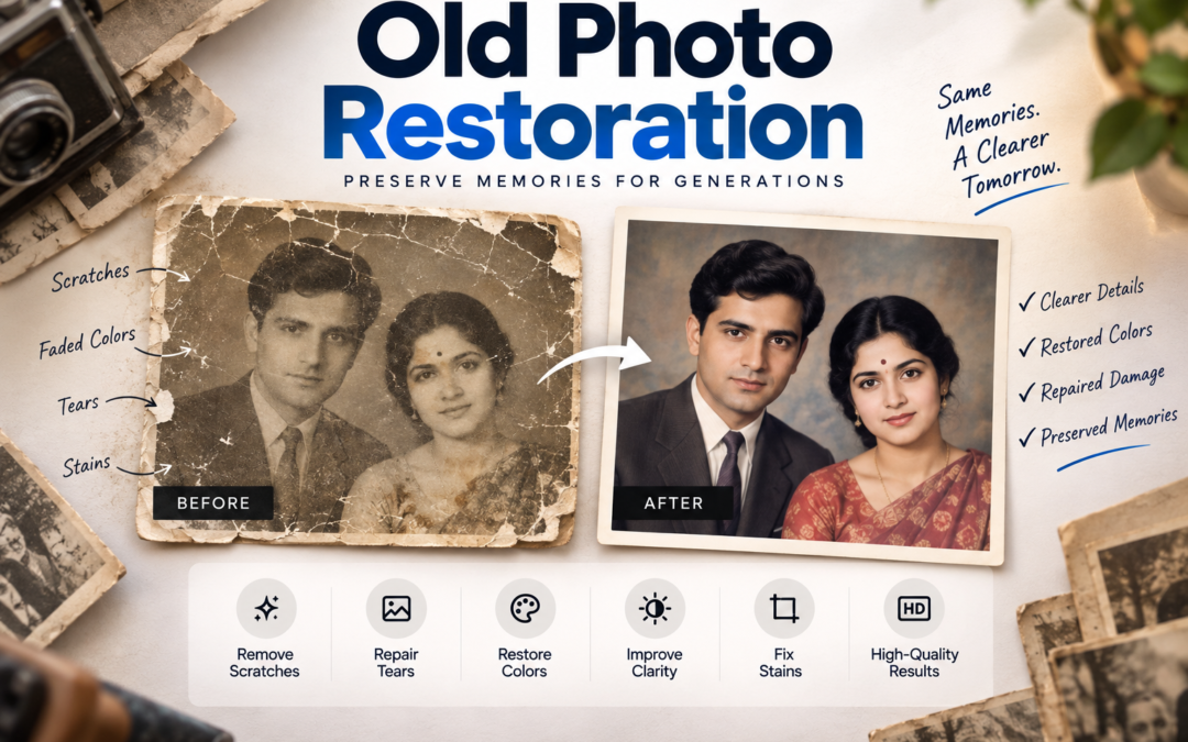 Old Photo Restoration: How to Restore Damaged & Faded Photos