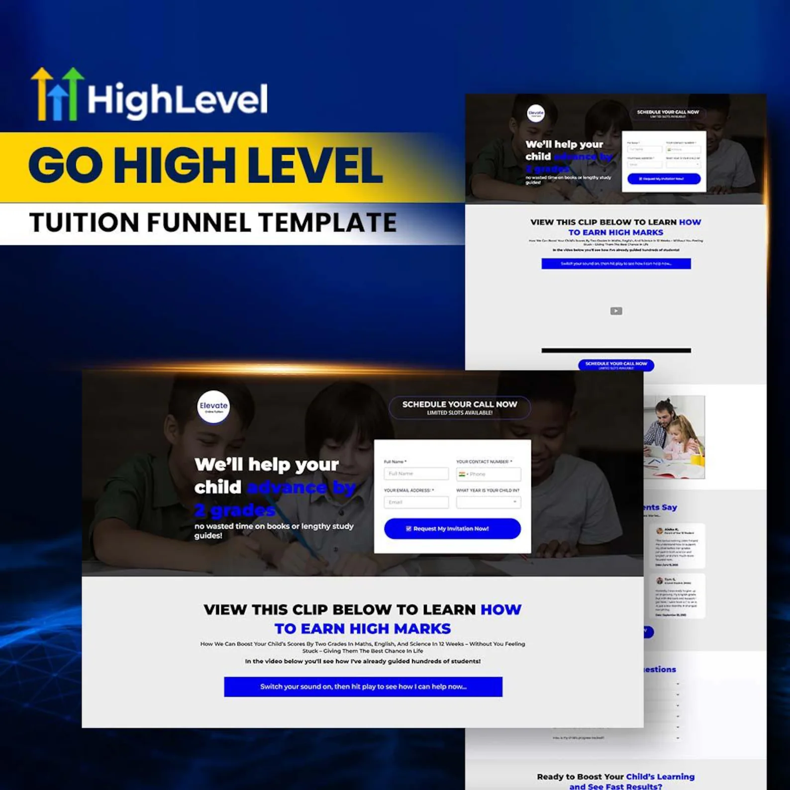 Tuition Funnel Template – Lead Magnet for Go High Level with Email Automation - Image 4
