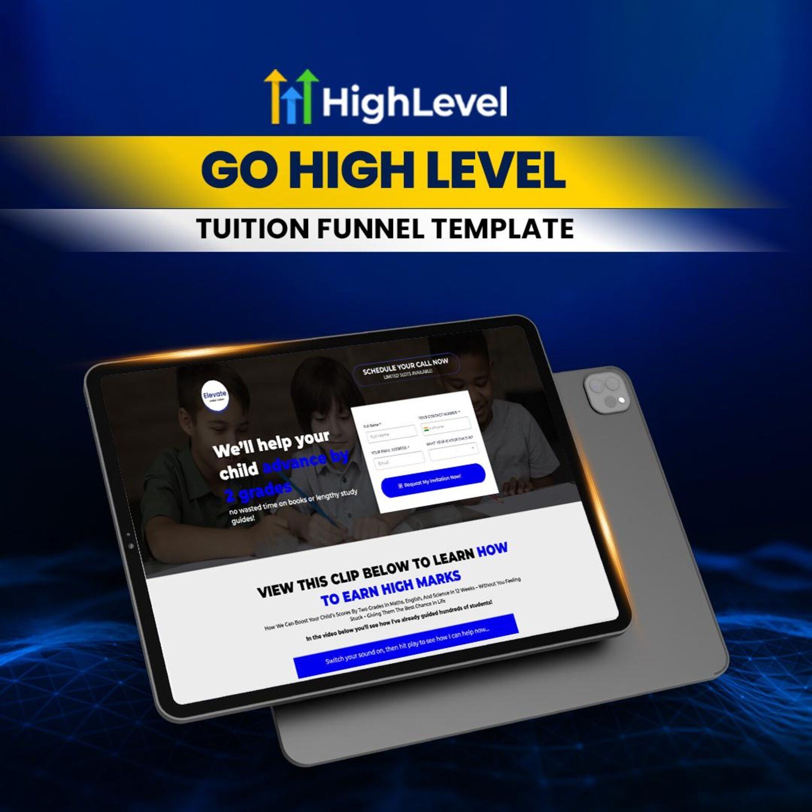 Tuition Funnel Template – Lead Magnet for Go High Level with Email Automation - Image 2