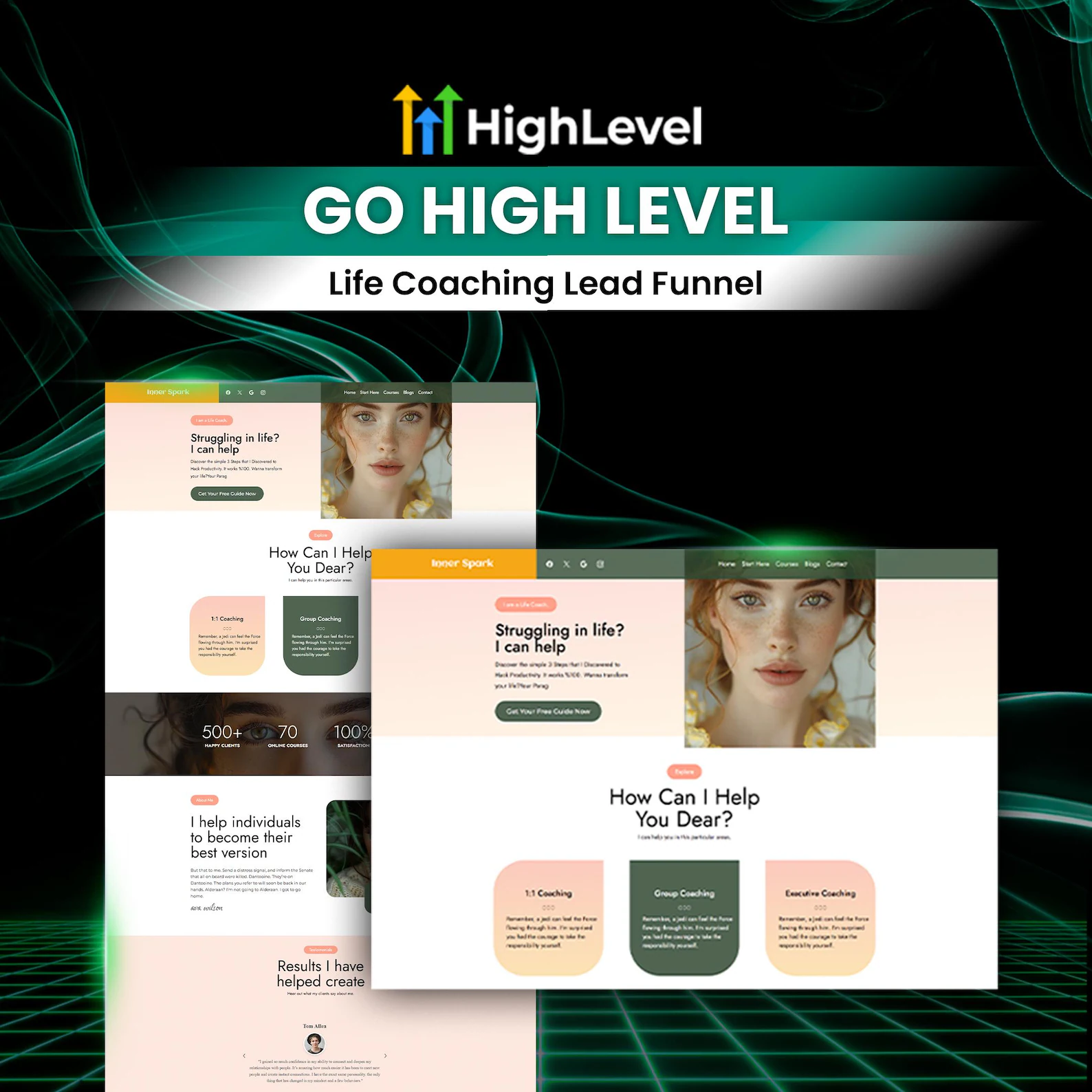 Life Coach Lead Magnet Template – Go High Level Funnel with Email Automation - Image 4