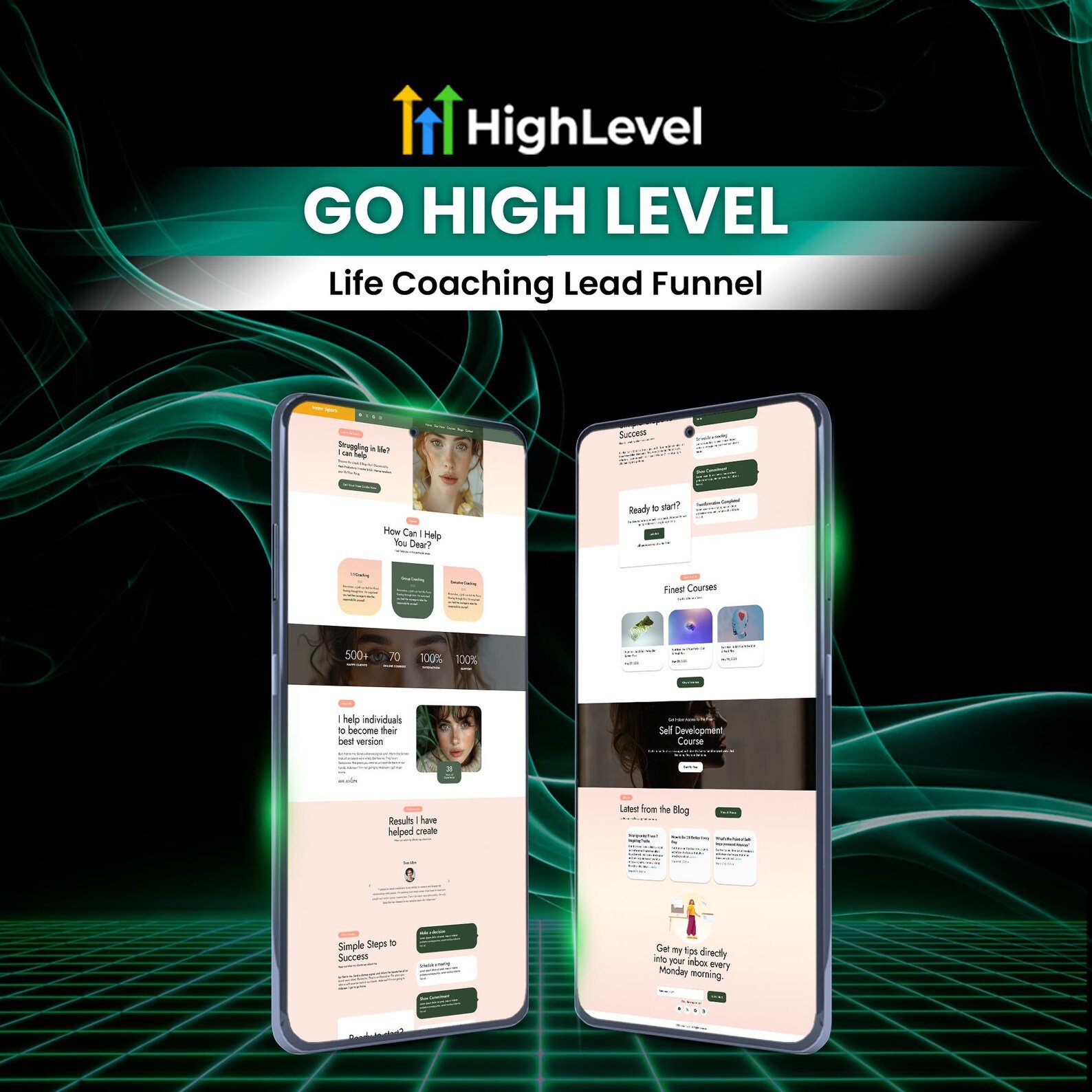 Life Coach Lead Magnet Template – Go High Level Funnel with Email Automation - Image 2