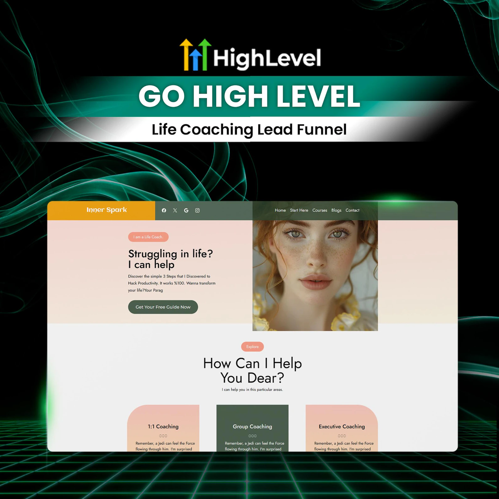 Life Coach Lead Magnet Template – Go High Level Funnel with Email Automation - Image 3