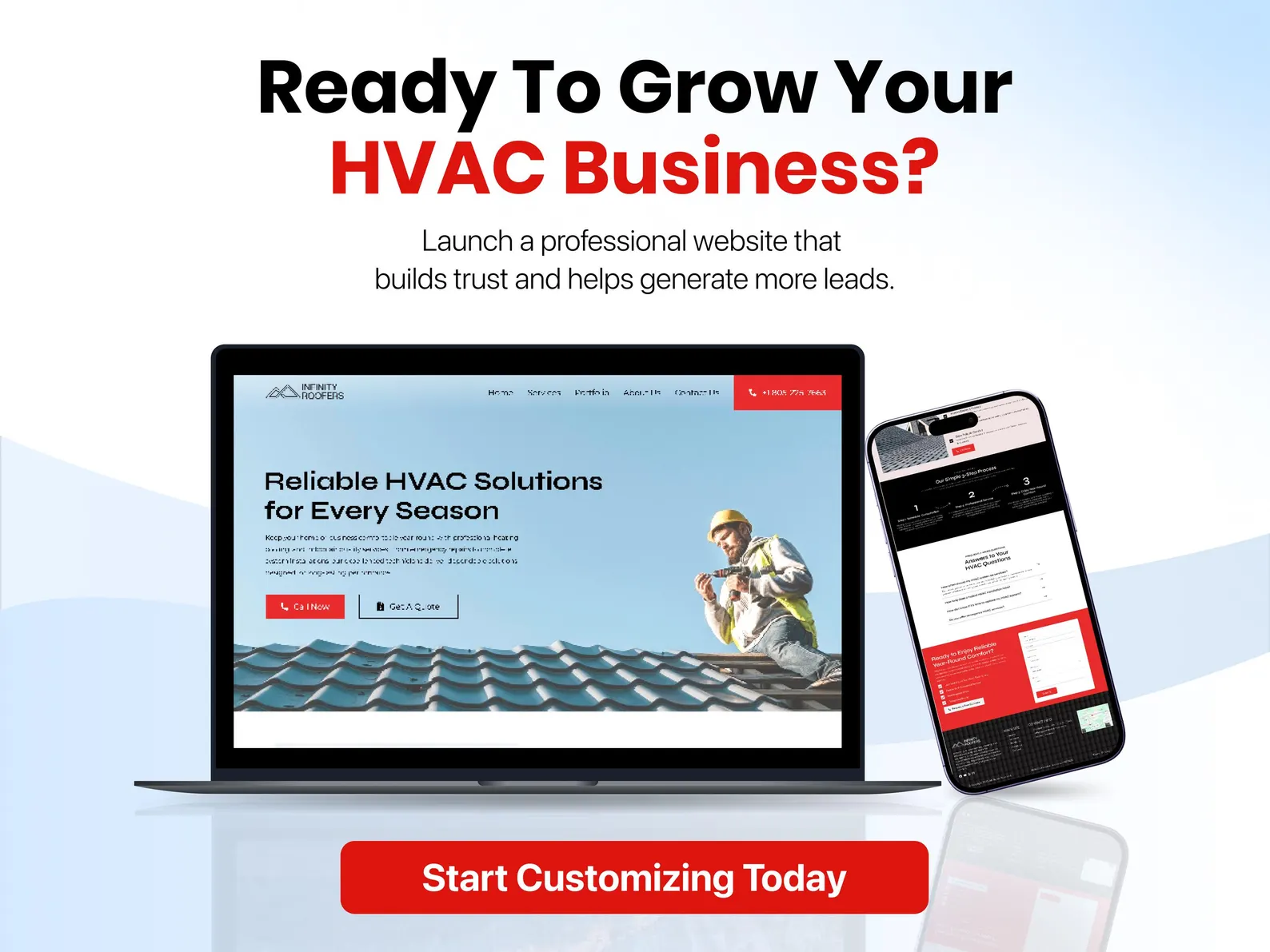 HVAC Website Template | GoHighLevel Website & Funnel - Image 3