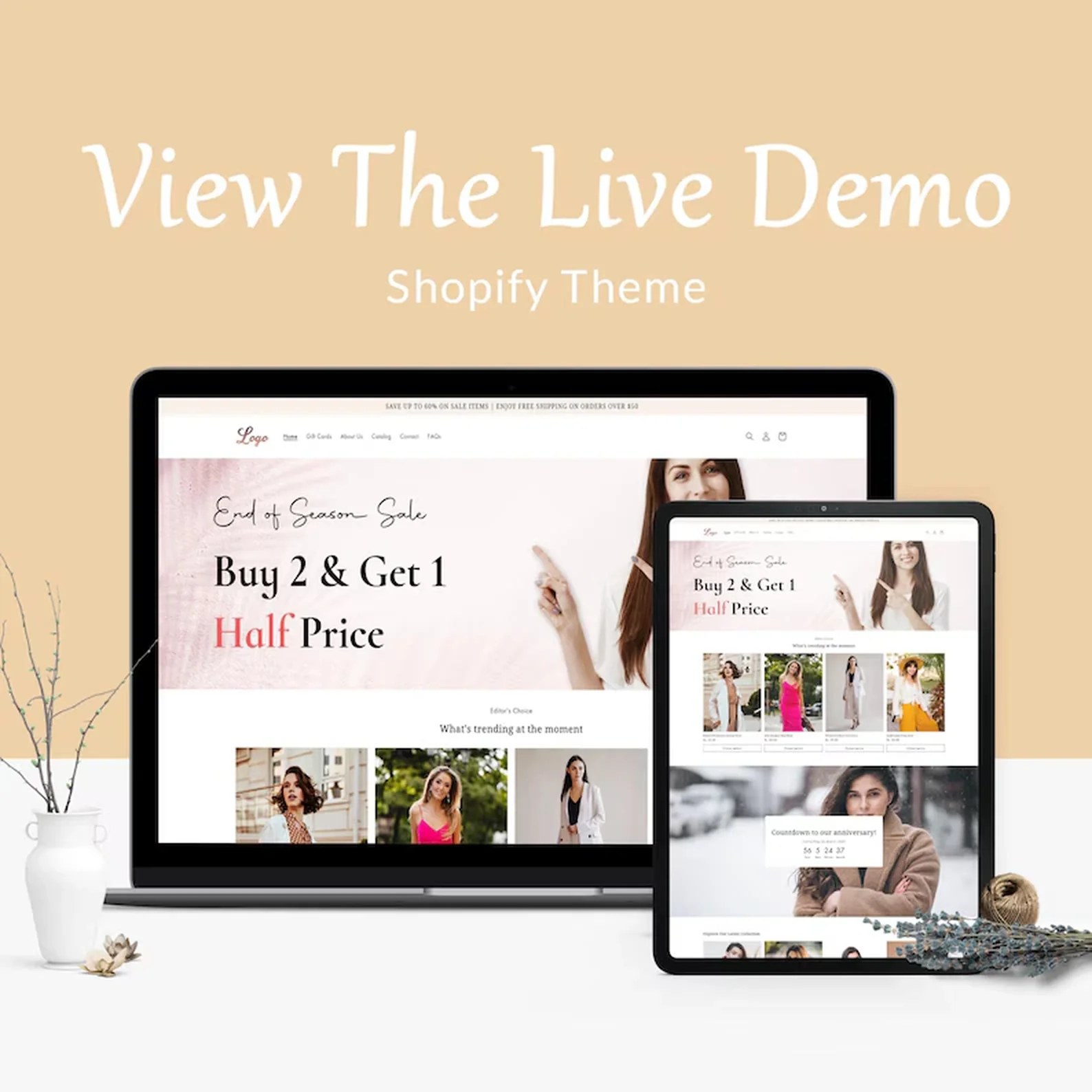 Blush Blossom - Boutique Shopify Theme