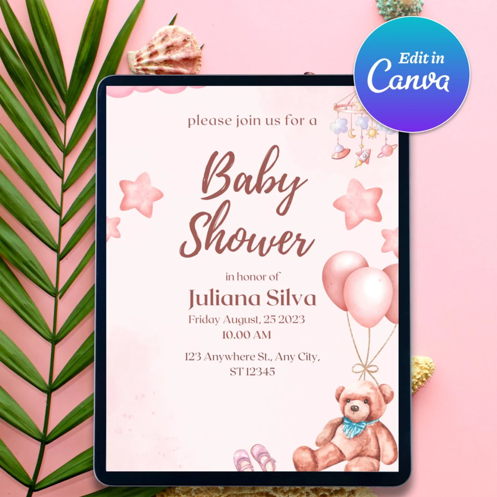 Baby Shower Invitation Template