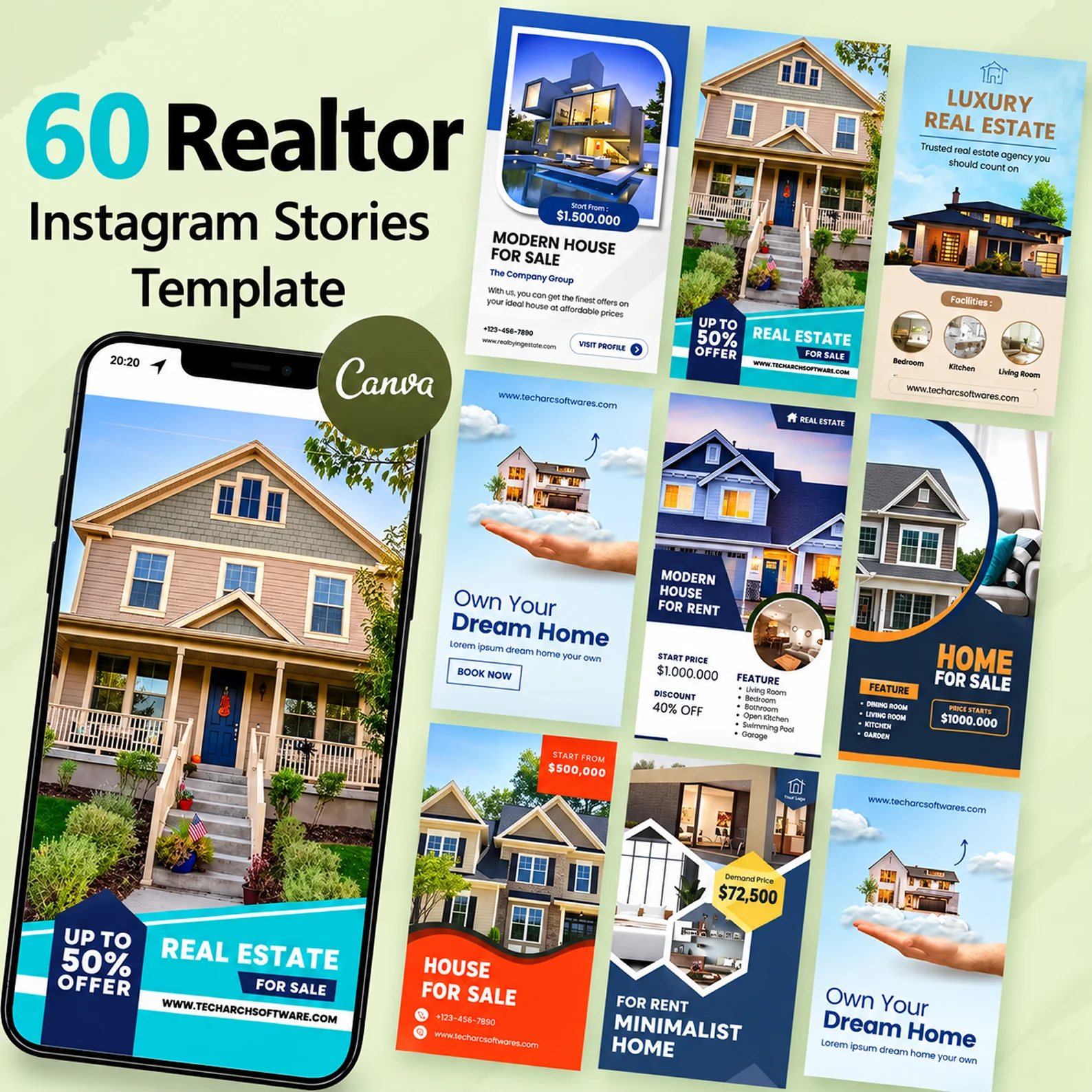 Real Estate Instagram Stories Templates