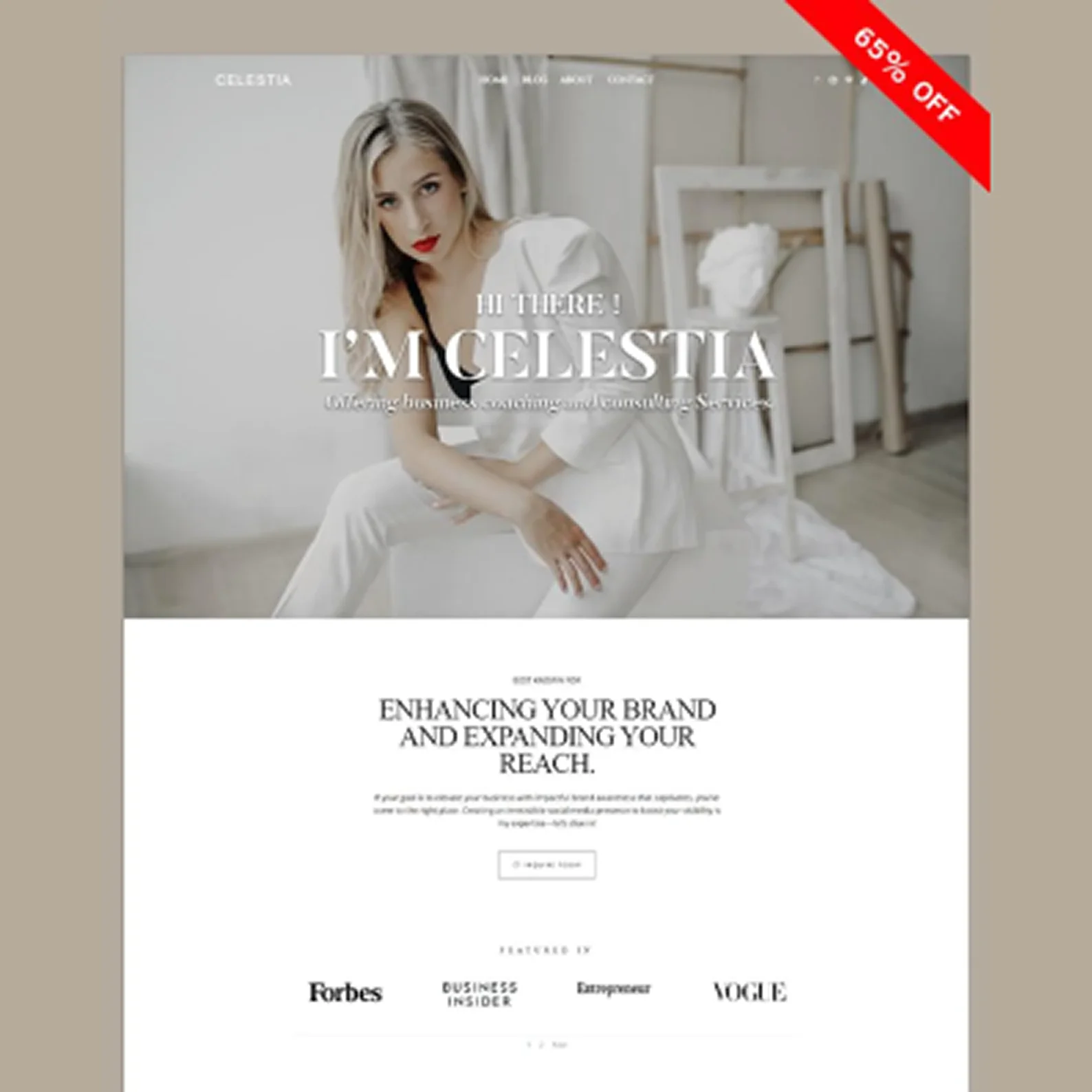 Celestia Life Coaching WordPress Theme