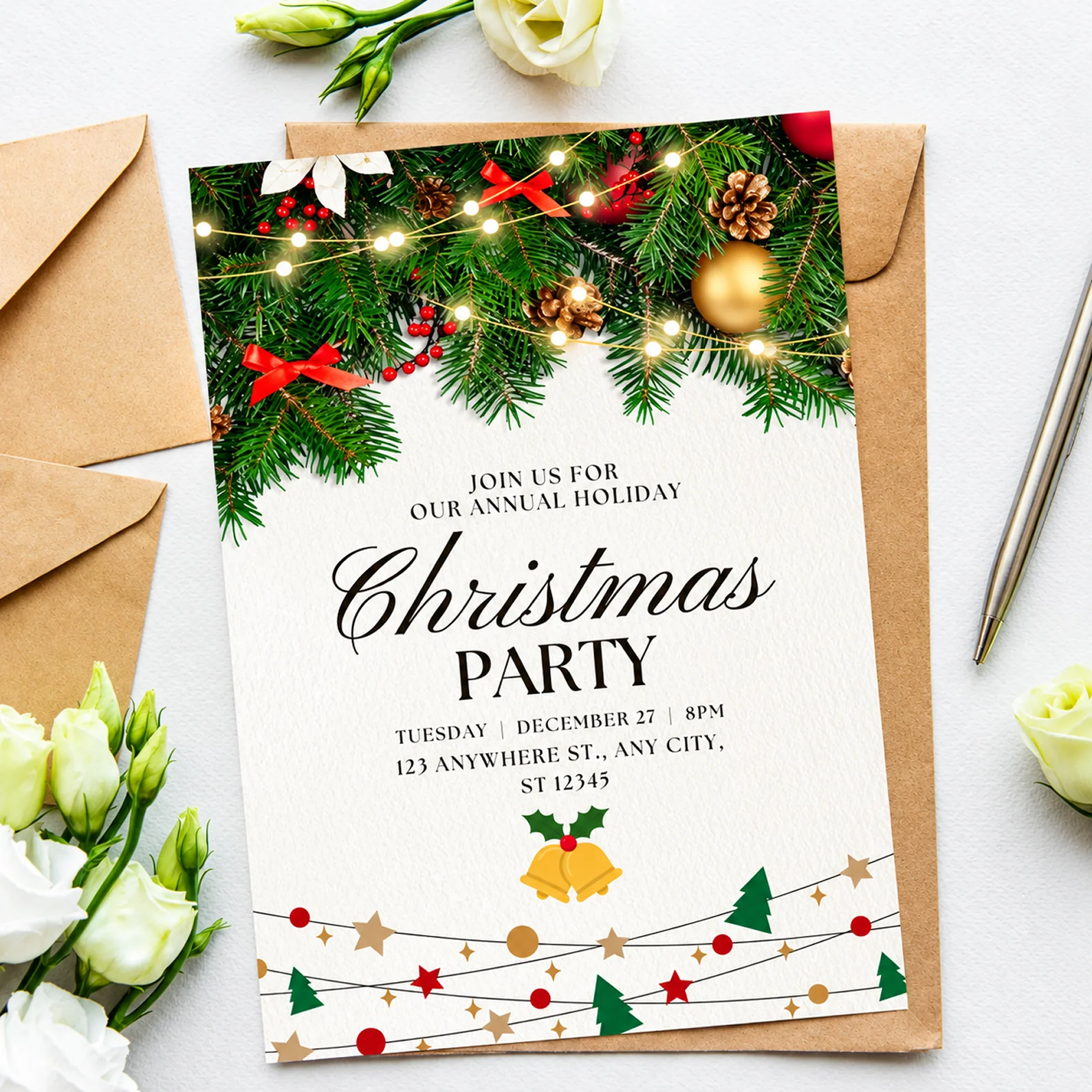 Christmas Party Invitation Templates