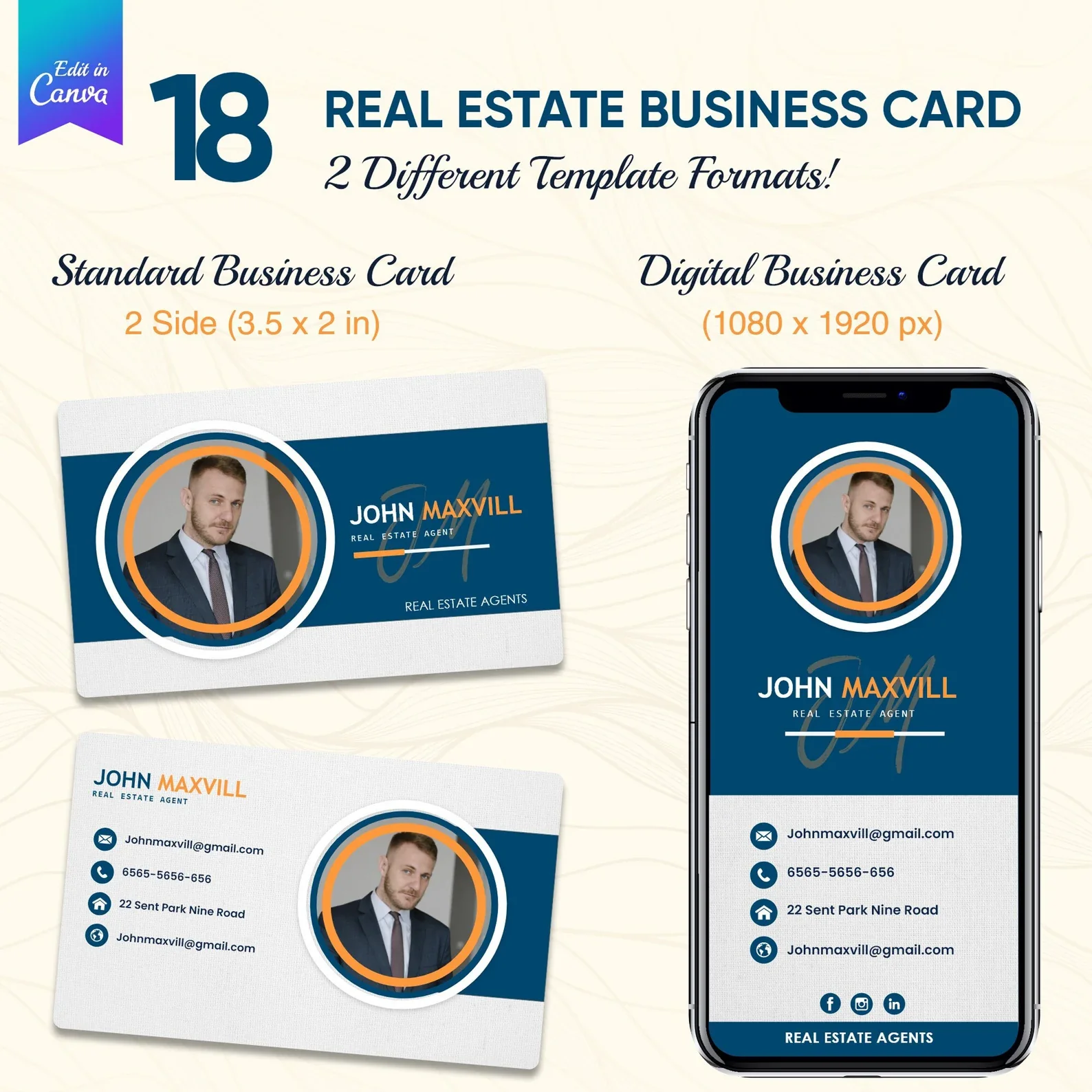 Digital Business Cards Templates